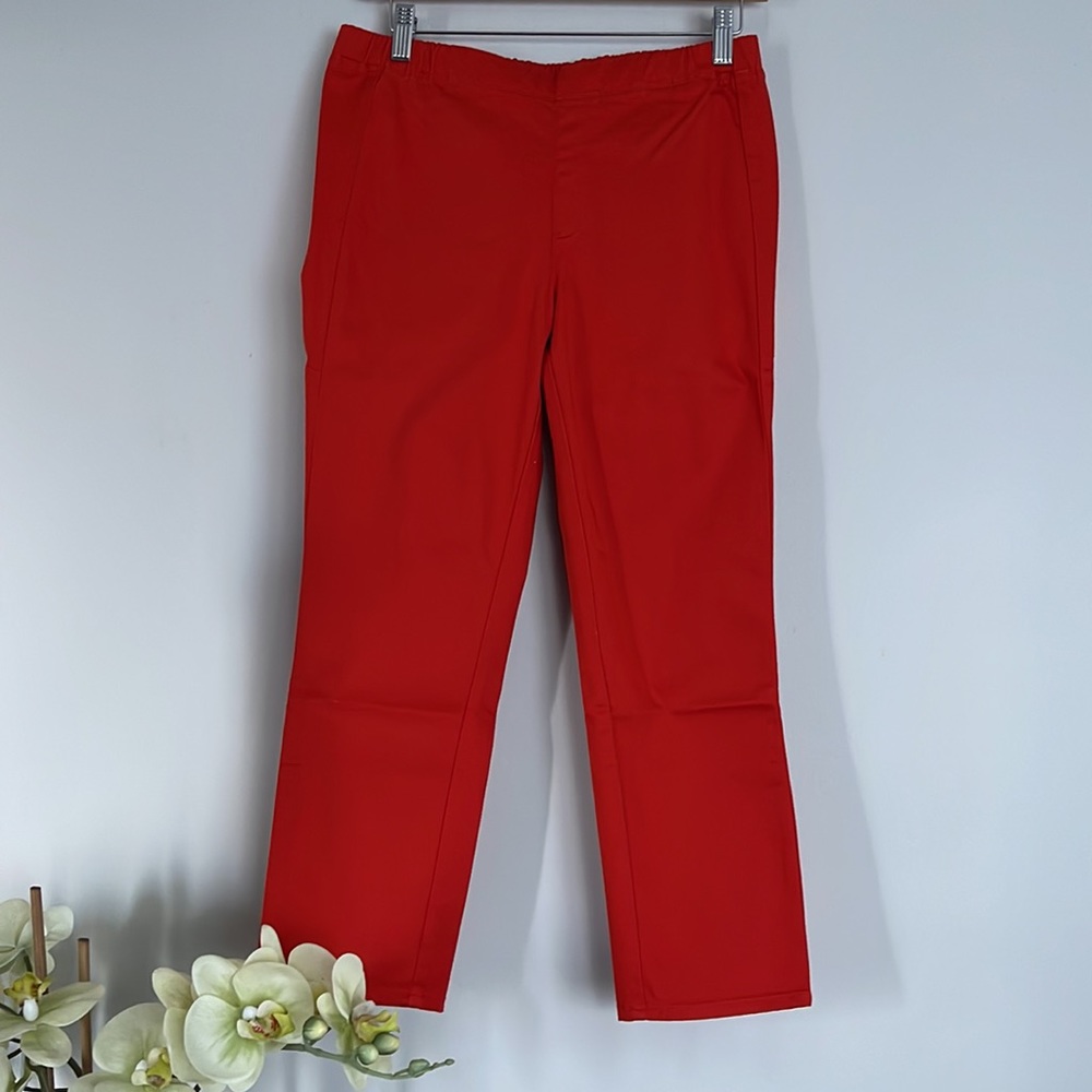 Uniqlo Red Ankle Pants Size M